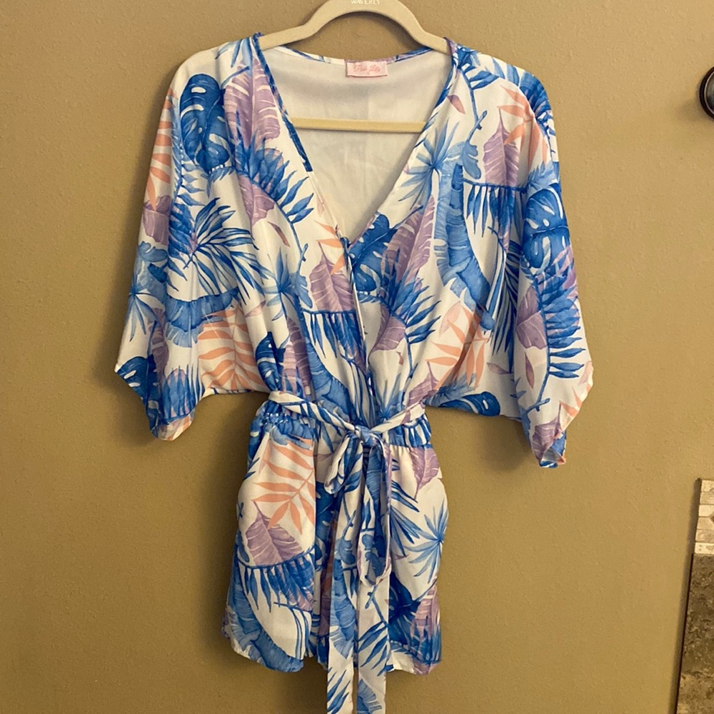 Pink Lily Romper